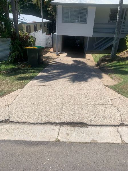 driveway cleaning sunshine coast after photo